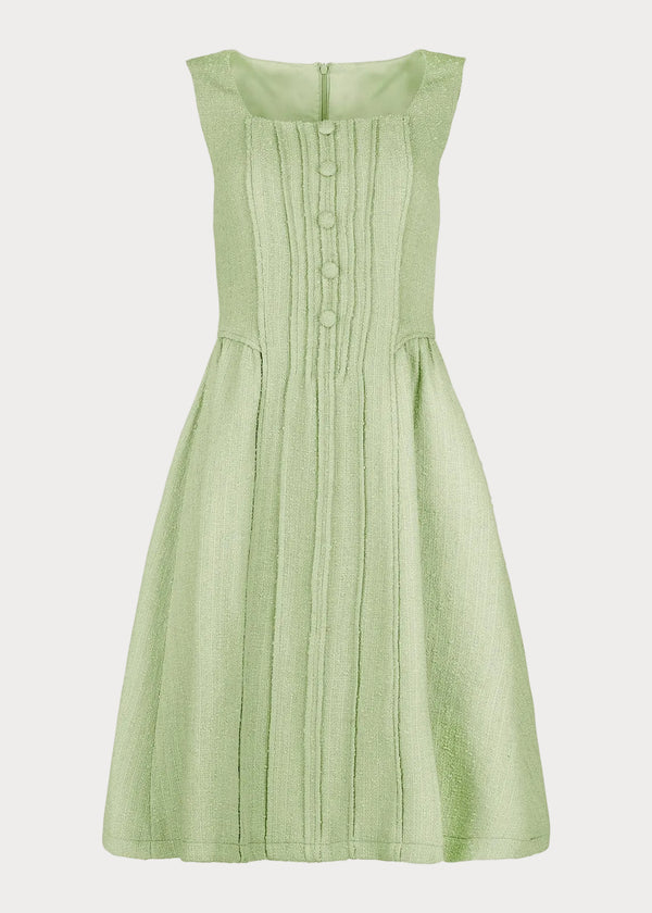 chic size inclusive model wearing JessaKae Waldorf Dress