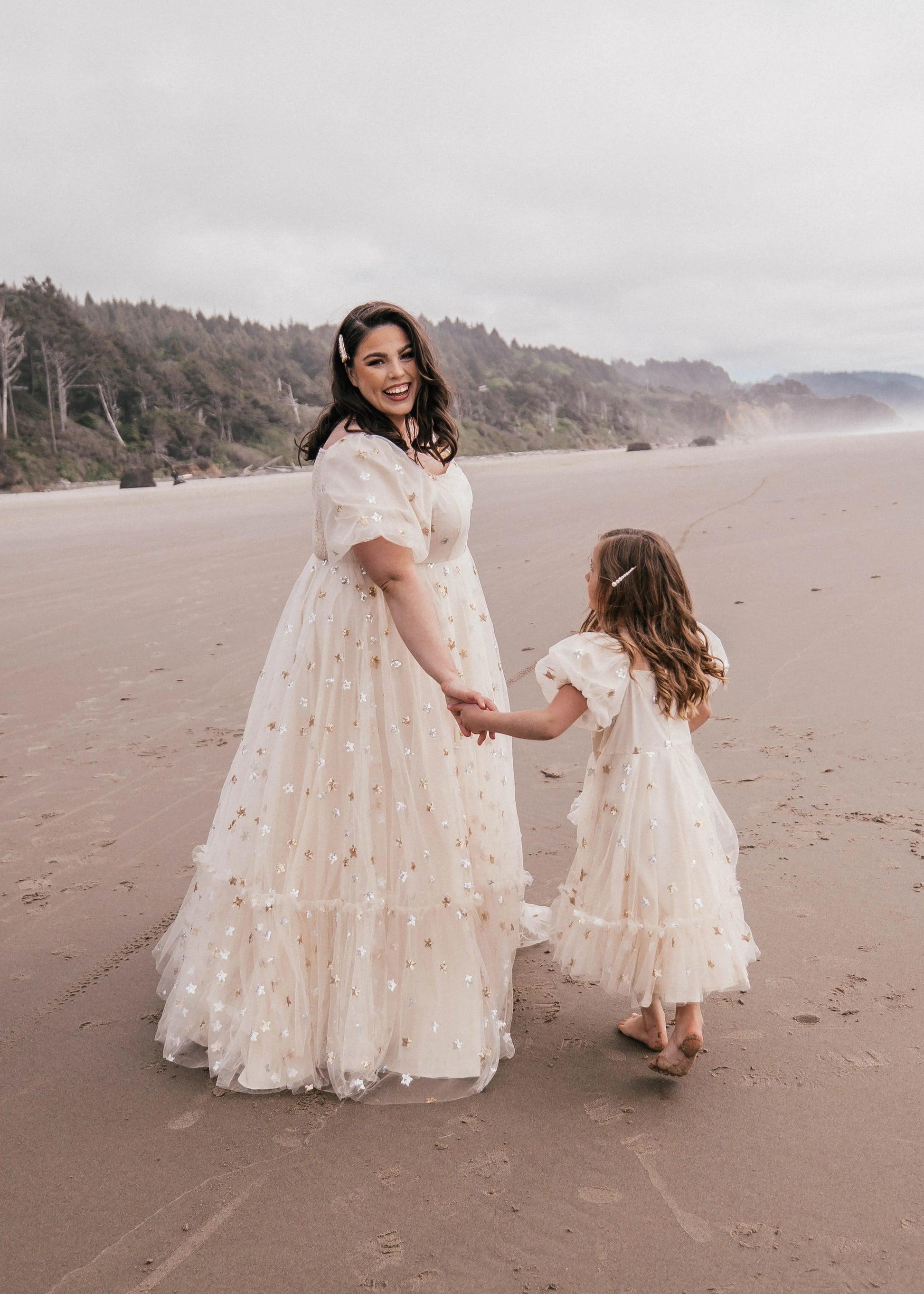 Wendy Dress Dresses - JessaKae - Wendy Dress - Cream Star / XXS