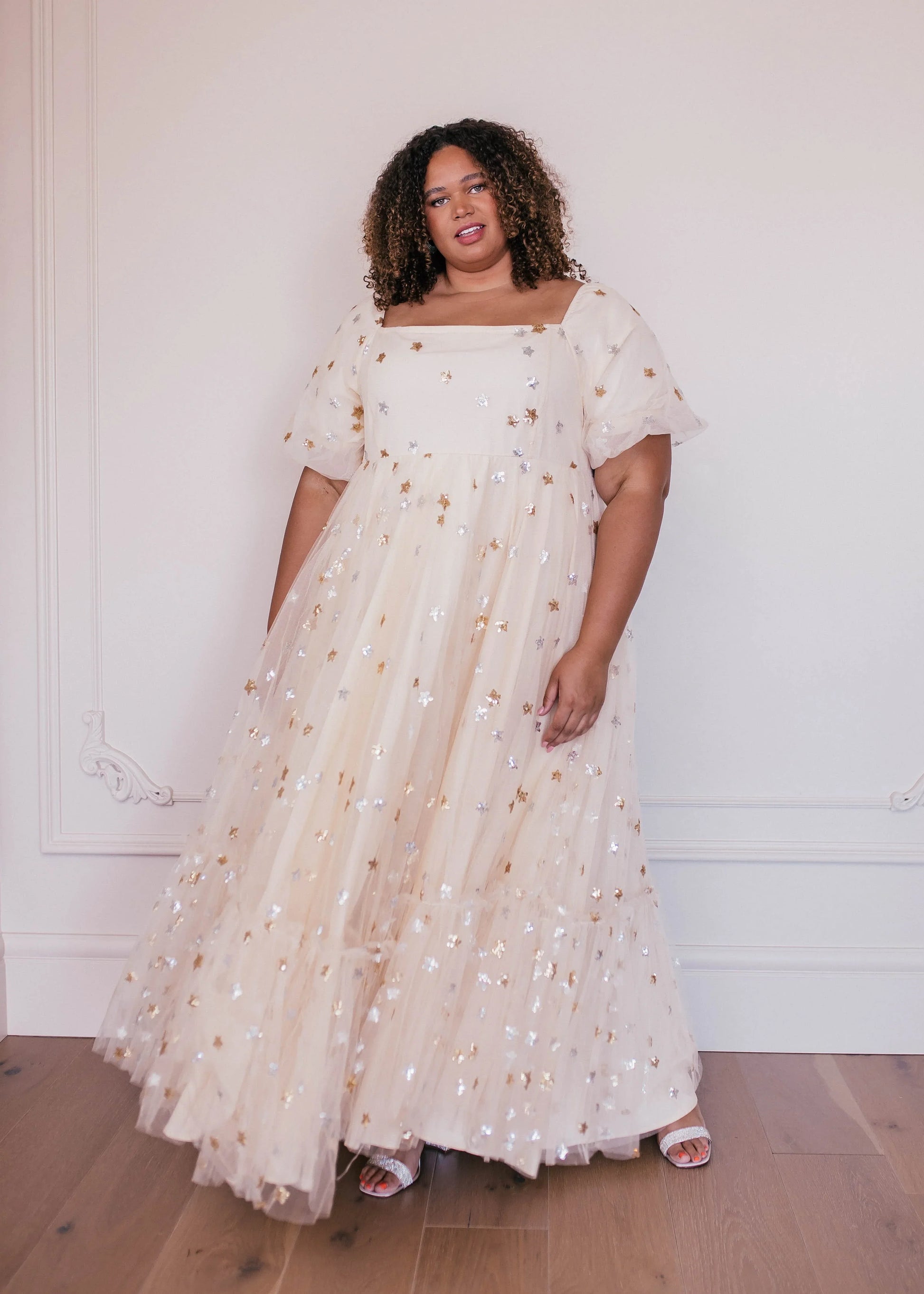 Wendy Dress Dresses - JessaKae - Wendy Dress - Cream Star / XXS