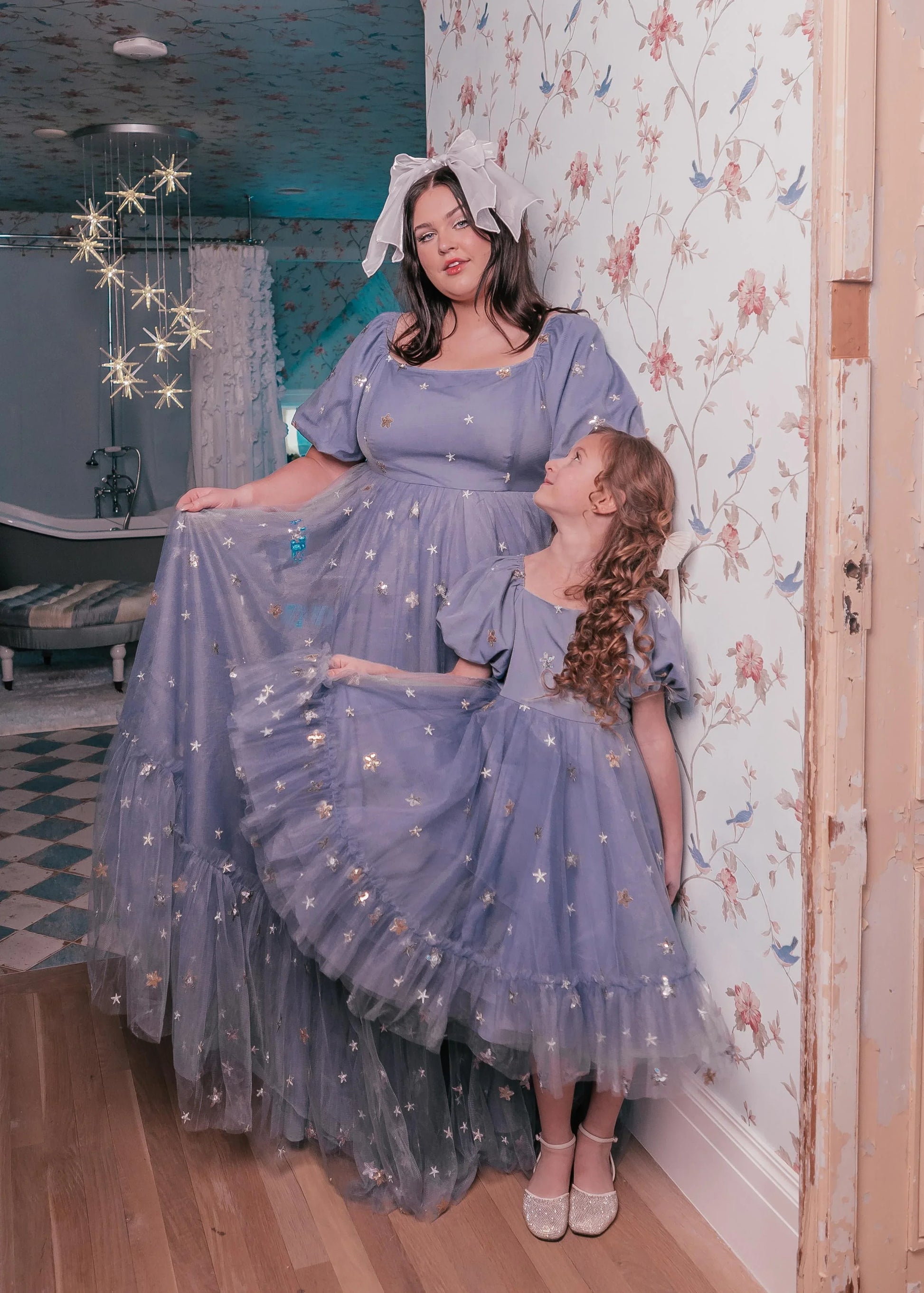 Wendy Dress Blue Star | Occasion Dress in Sizes XXS6X | JessaKae Wendy Dress Blue Star | Occasion Dress in Sizes XXS6X | JessaKae