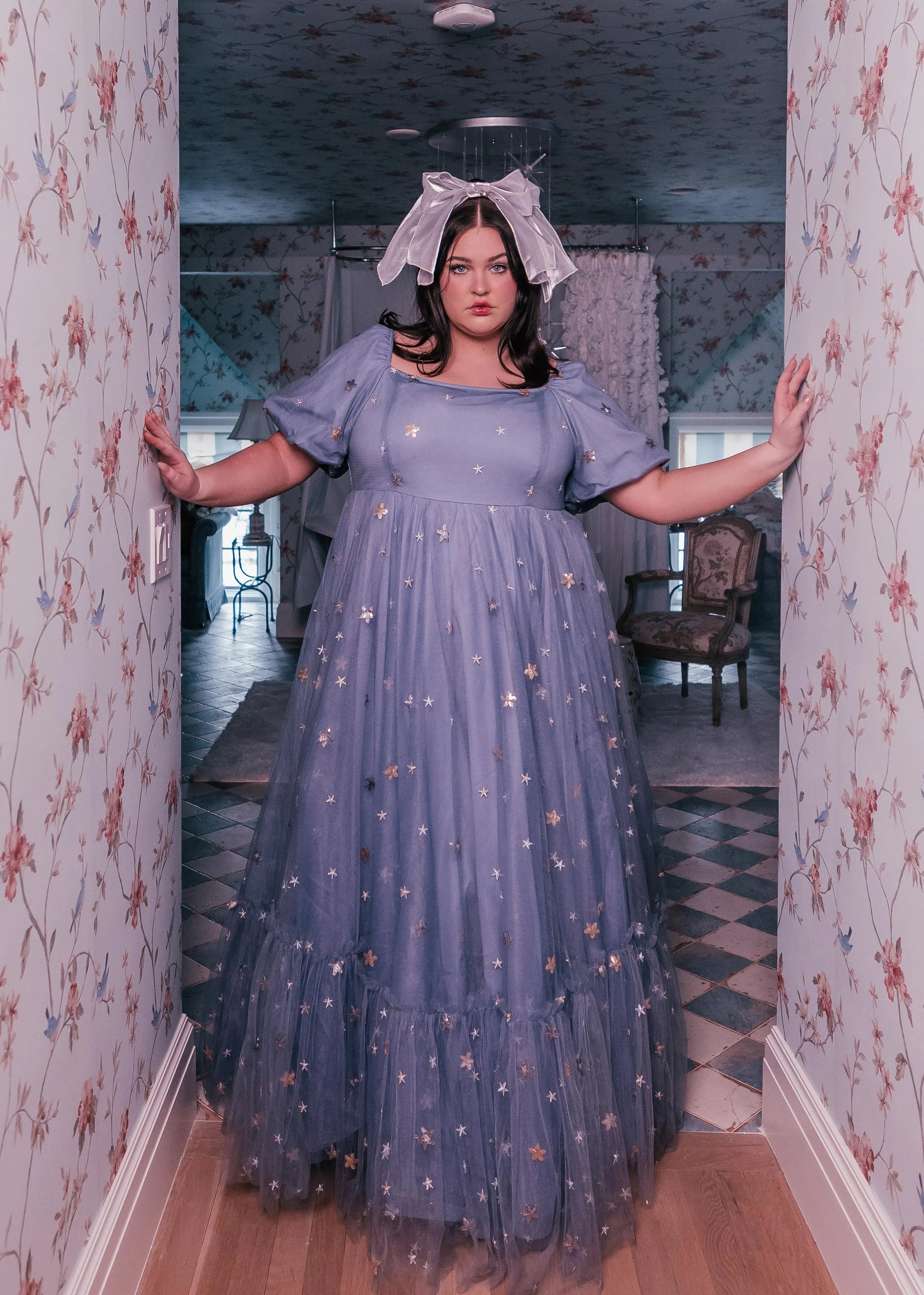 Wendy Dress Blue Star | Occasion Dress in Sizes XXS6X | JessaKae Wendy Dress Blue Star | Occasion Dress in Sizes XXS6X | JessaKae
