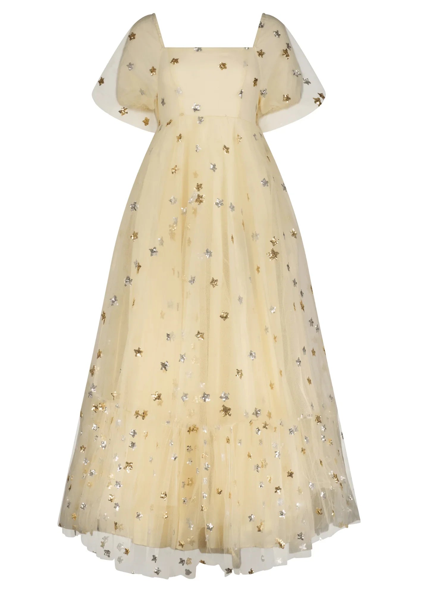Wendy Dress Dresses - JessaKae - Wendy Dress - Cream Star / XXS