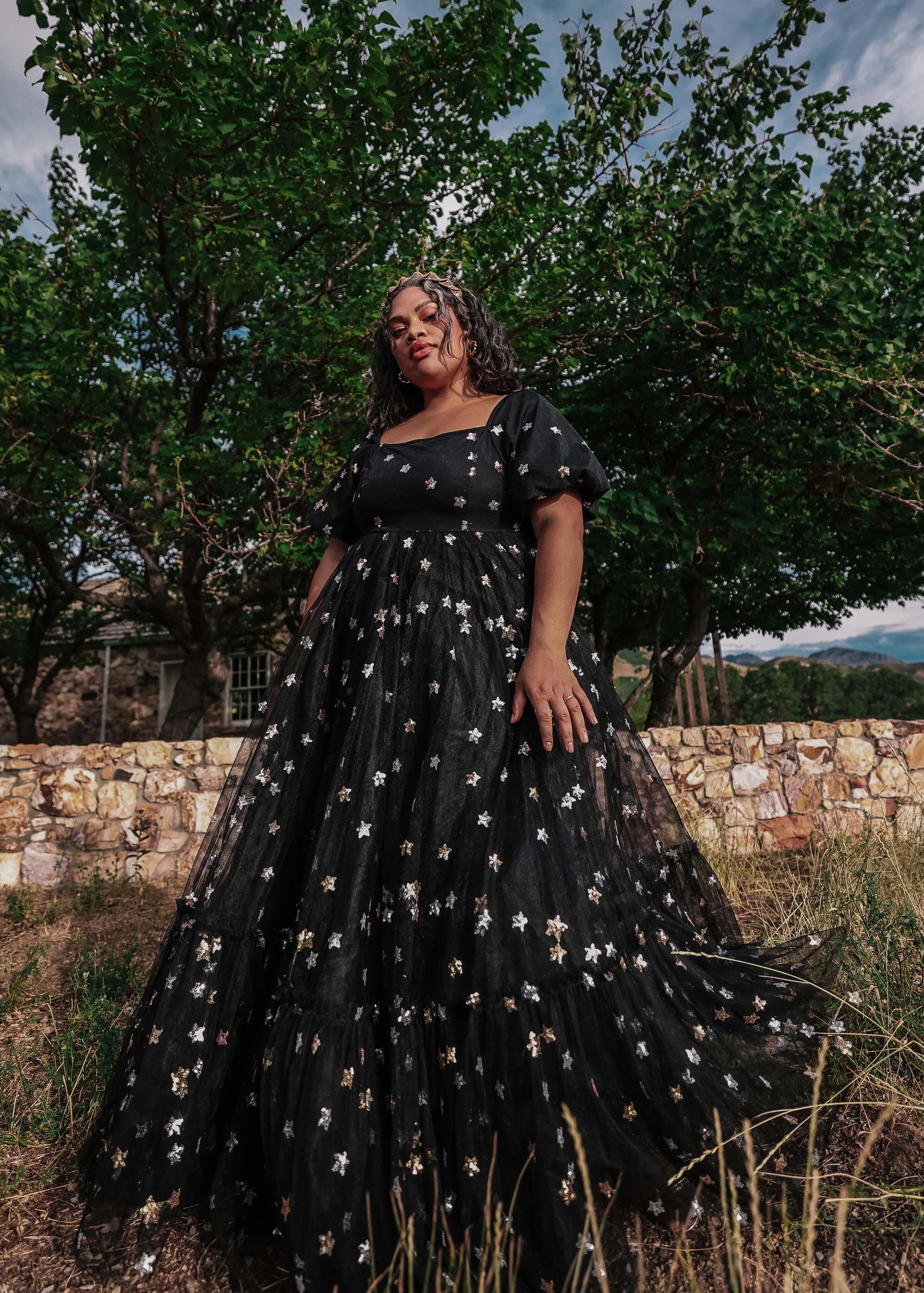 Wendy Dress Dresses - JessaKae - Wendy Dress - Cream Star / XXS