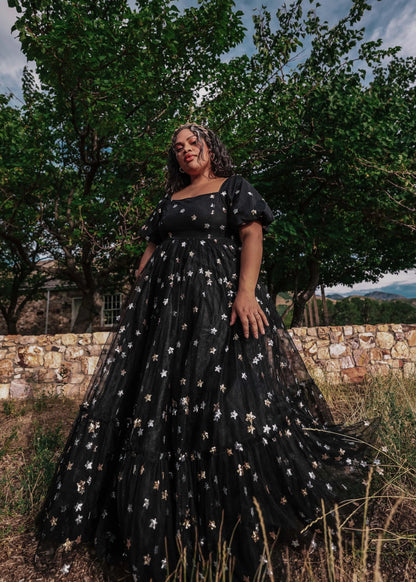 Wendy Dress Dresses - JessaKae - Wendy Dress - Cream Star / XXS