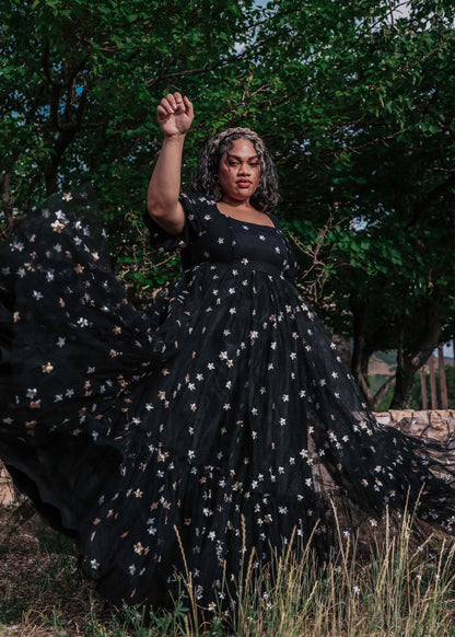 Wendy Dress Dresses - JessaKae - Wendy Dress - Cream Star / XXS