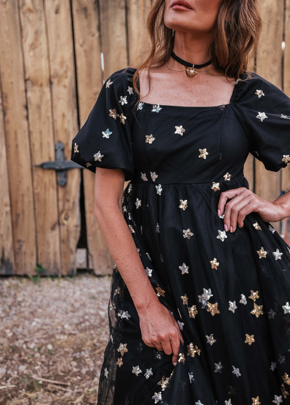 Wendy Dress - Black Star