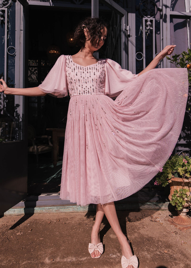 chic size inclusive model wearing JessaKae Whimsy Dress Dresses