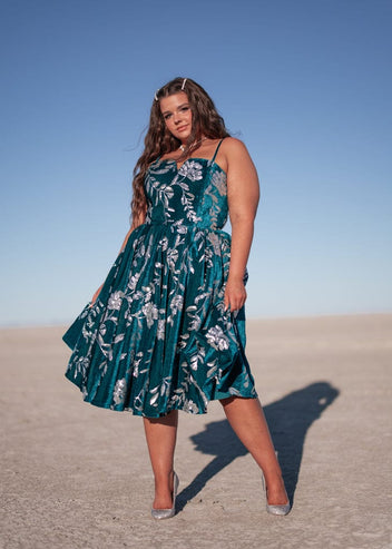 chic size inclusive model wearing JessaKae Wish Dress Dresses