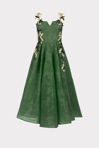 Lily Petal Dress green ghost