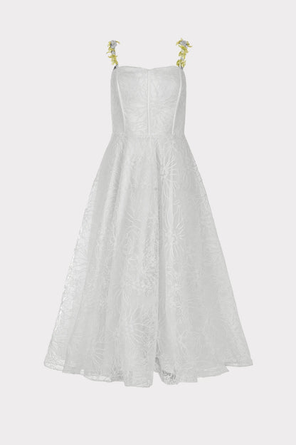 Lily Petal Dress white lily ghost