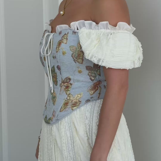 Butterfly Corset | Blue