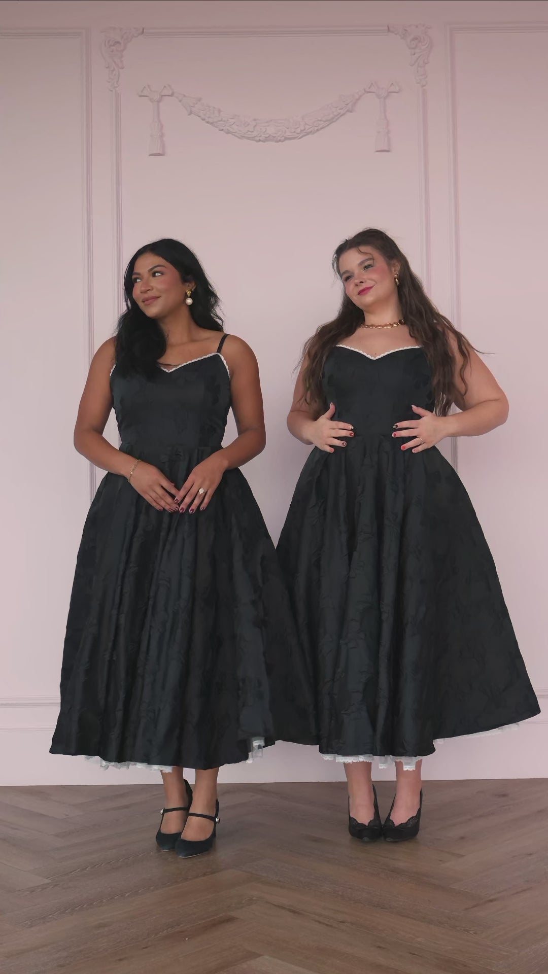 Kelly Midi Formal Dress - Black