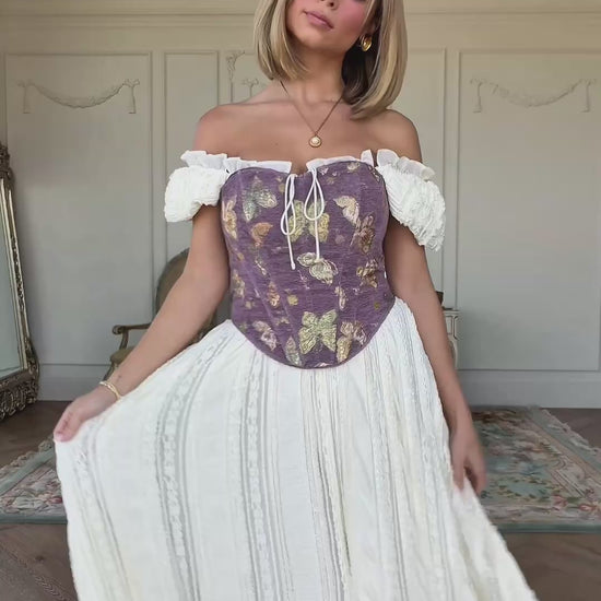 Butterfly Corset | Purple