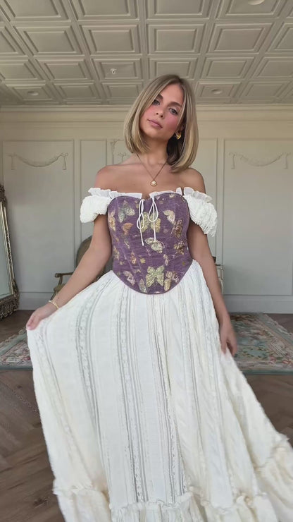 Butterfly Corset | Purple