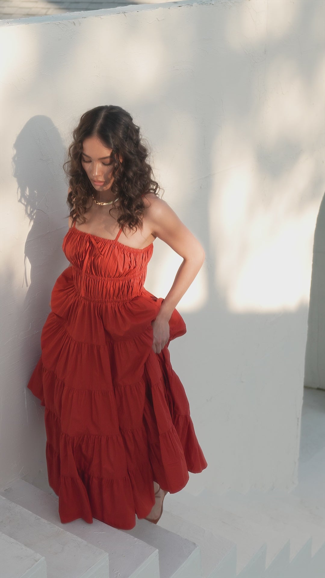 Birdie Dress Red | Occasion Dress in Sizes XXS–6X | JessaKae