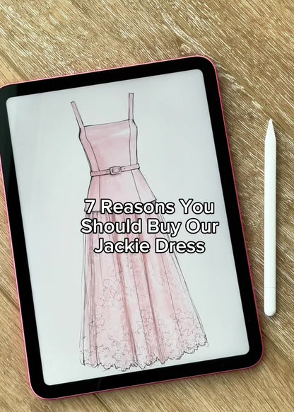 Jackie Peplum Belted Dress - Pink