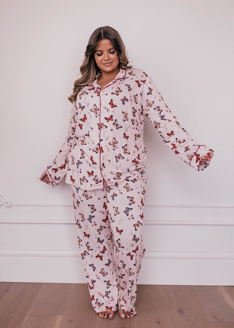 Butterfly Blossom Women's Pajama Set