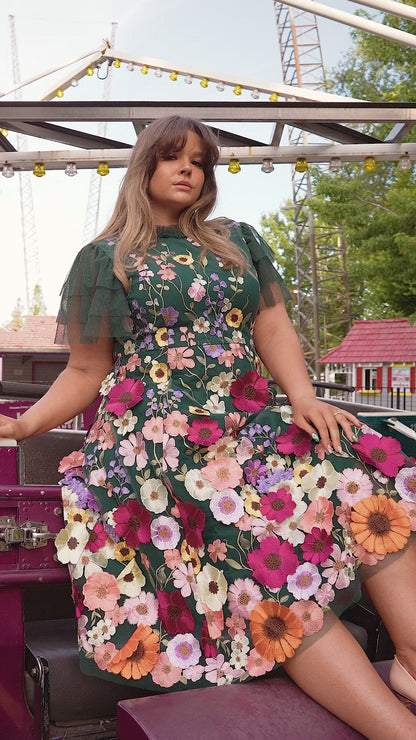 Jubilee Dress Evergreen