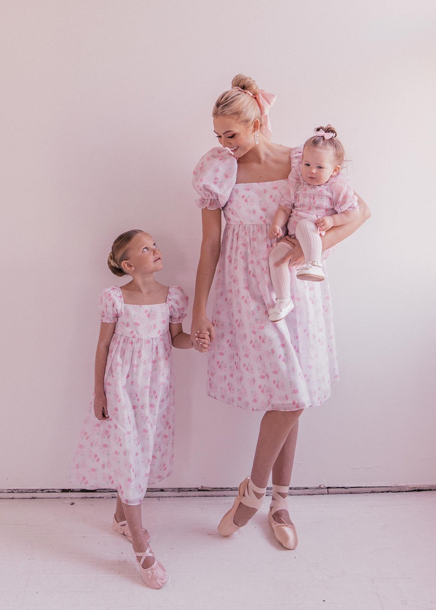 Ballet Girls Dress Girls Dress - JessaKae - Ballet Girls Dress - Dusty Rose / 12-18M