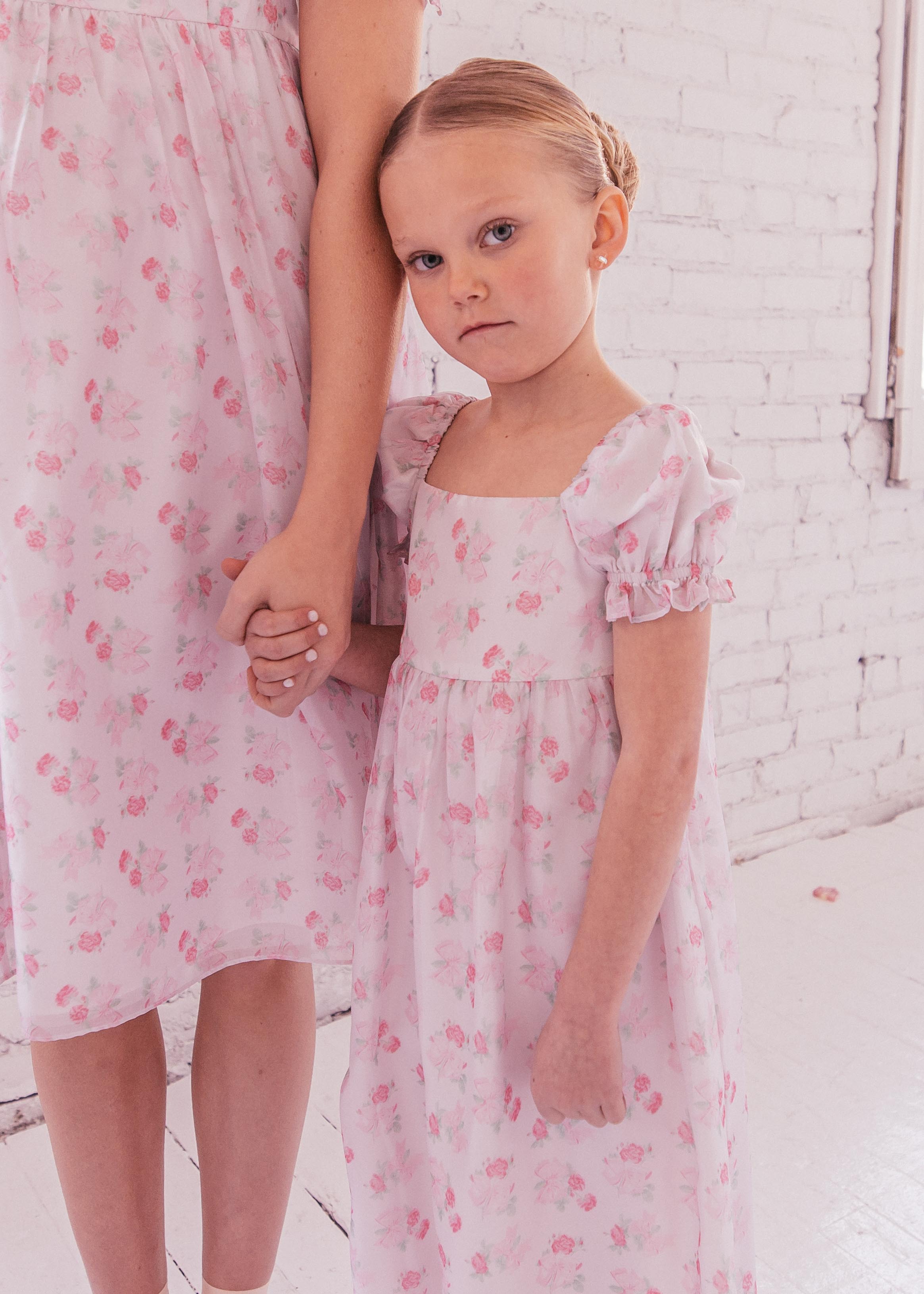 Ballet Girls Dress - Dusty Rose