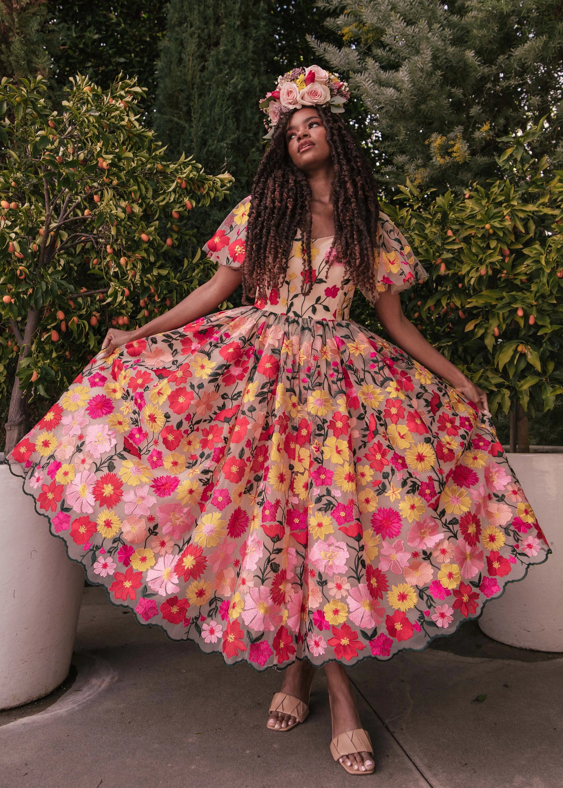 English Garden Dress | Occasion Dress in Sizes XXS6X | JessaKae English Garden Dress | Occasion Dress in Sizes XXS6X | JessaKae