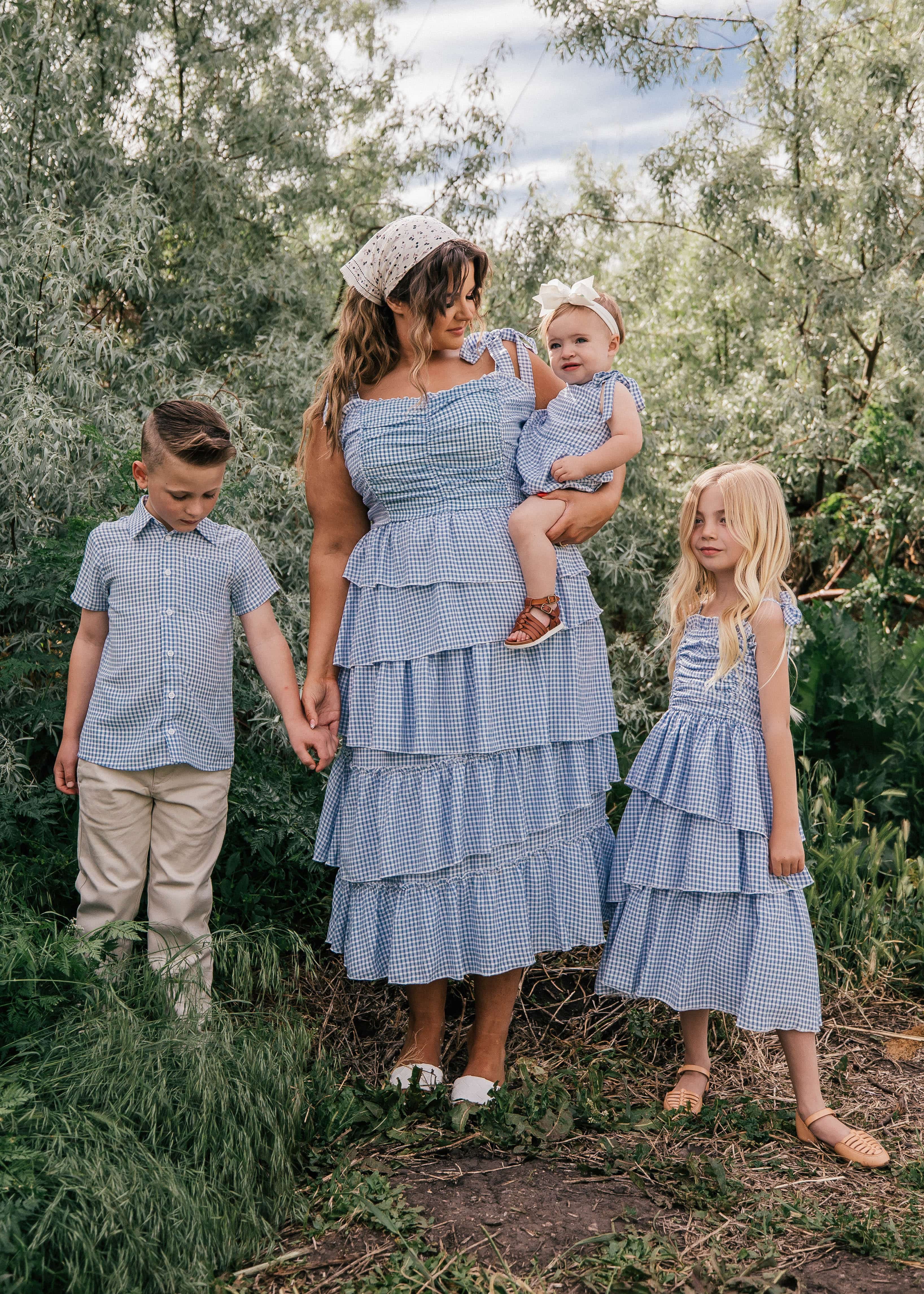 Estella Girls Dress - Blue