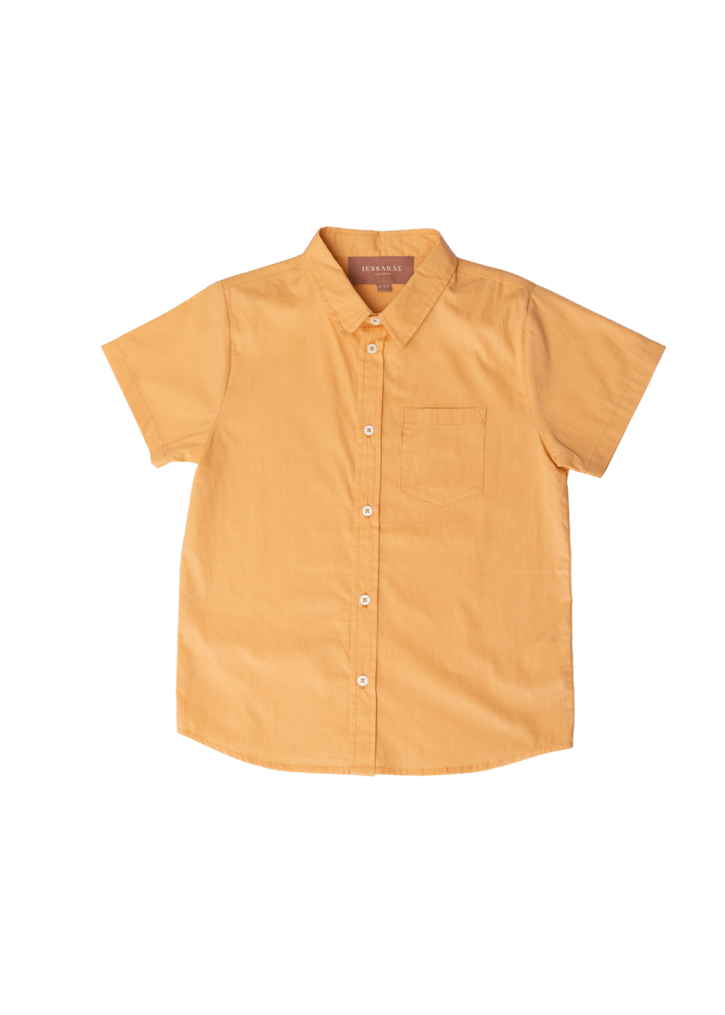 Free Spirit Boys Button Down - Clementine