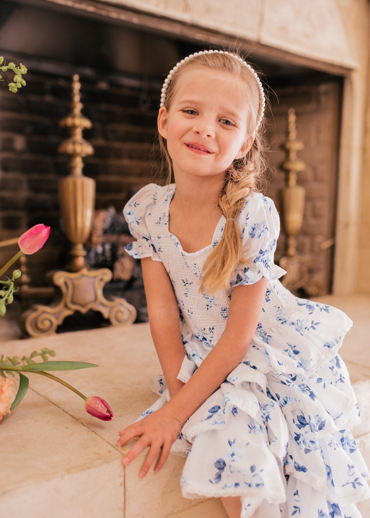 Free Spirit Girls Dress - Rose