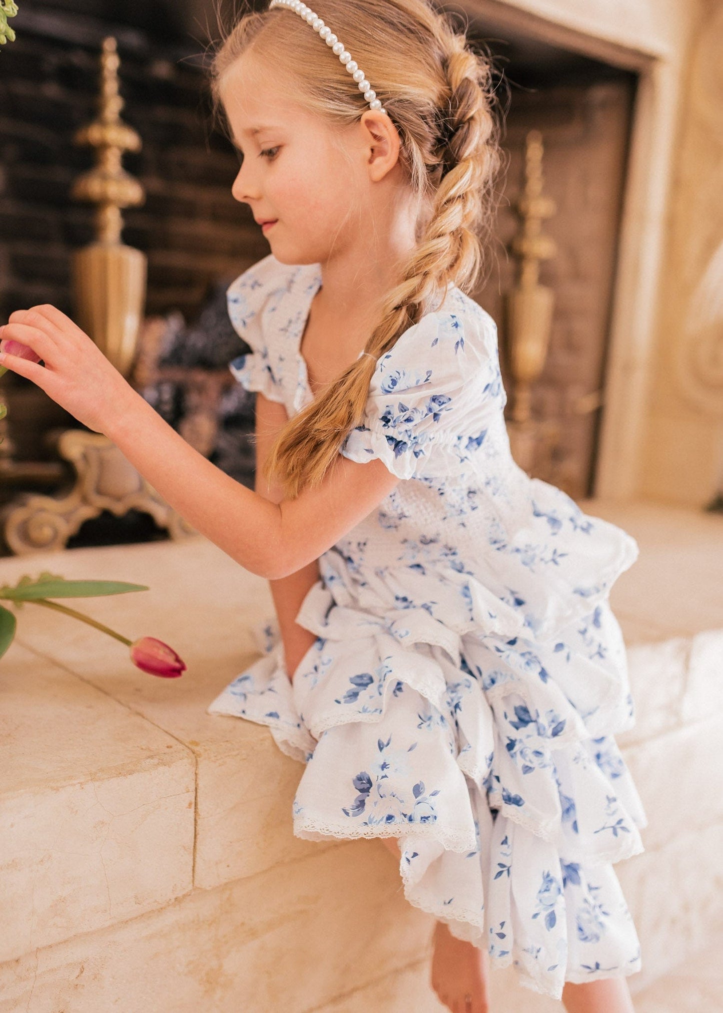 Free Spirit Girls Dress Girls Dress - JessaKae - Free Spirit Girls Dress_Rose / 2-3Y