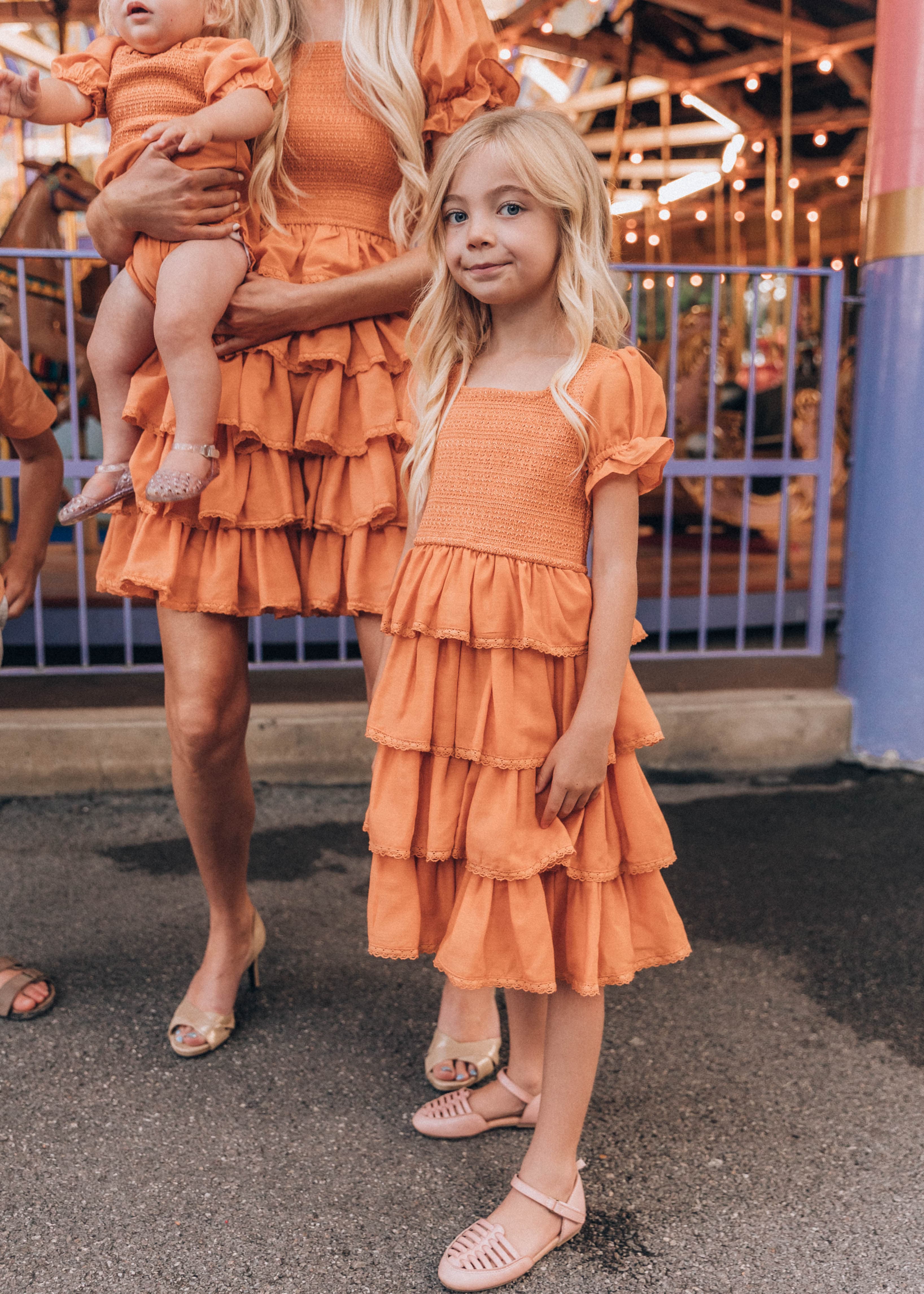 Free Spirit Girls Dress - Clementine