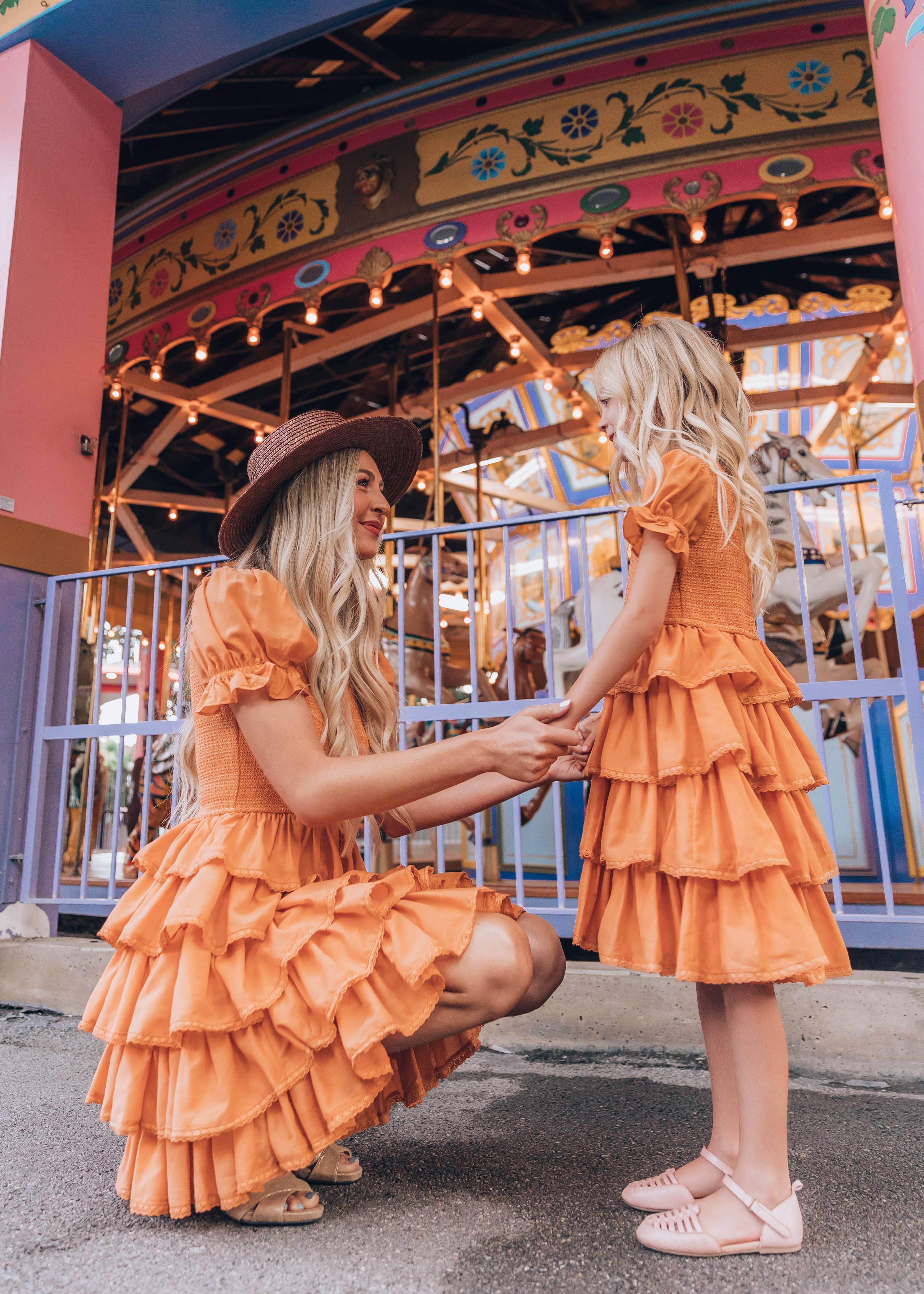 Free Spirit Girls Dress - Clementine