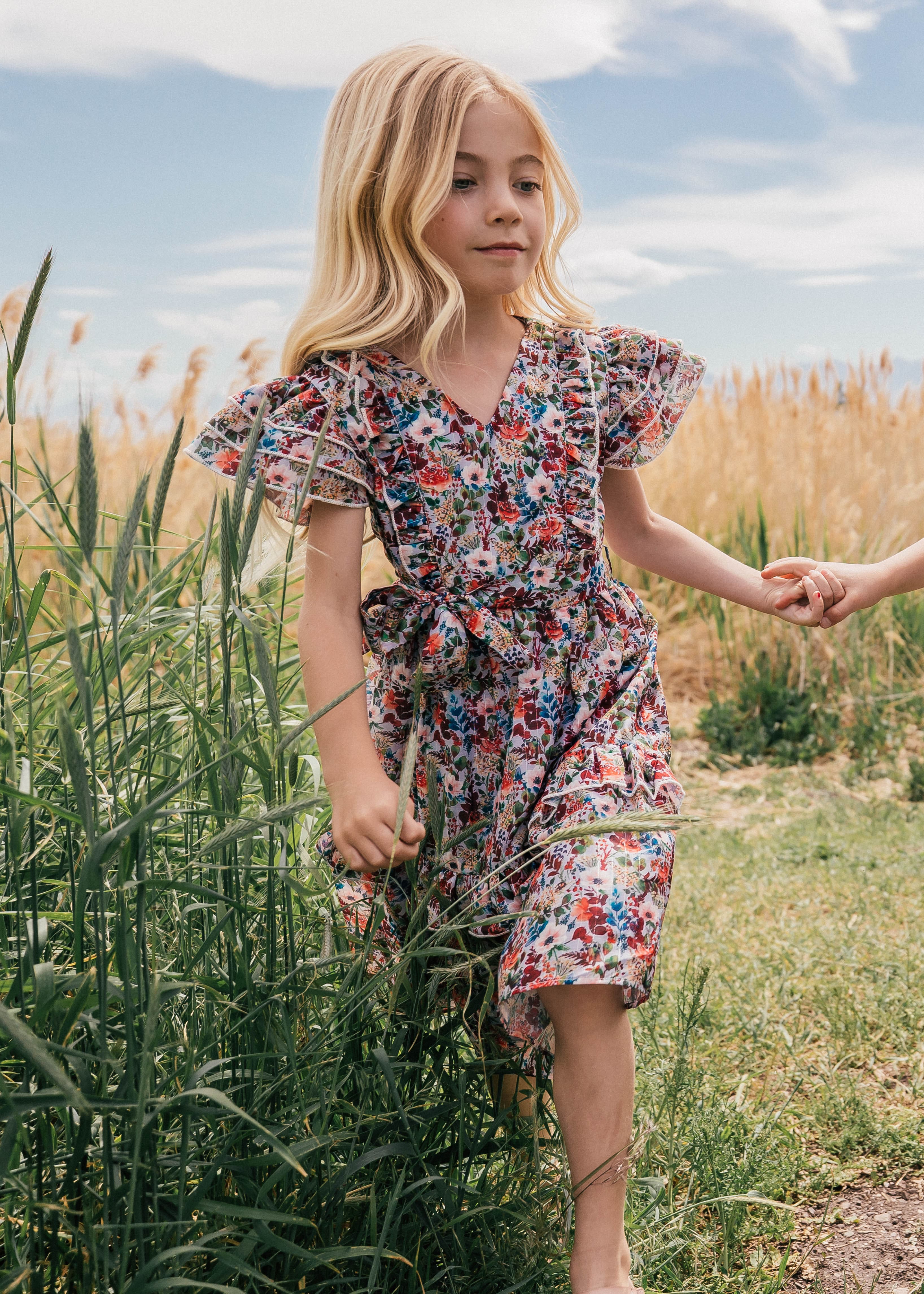 Full Bloom Girls Dress - Multi