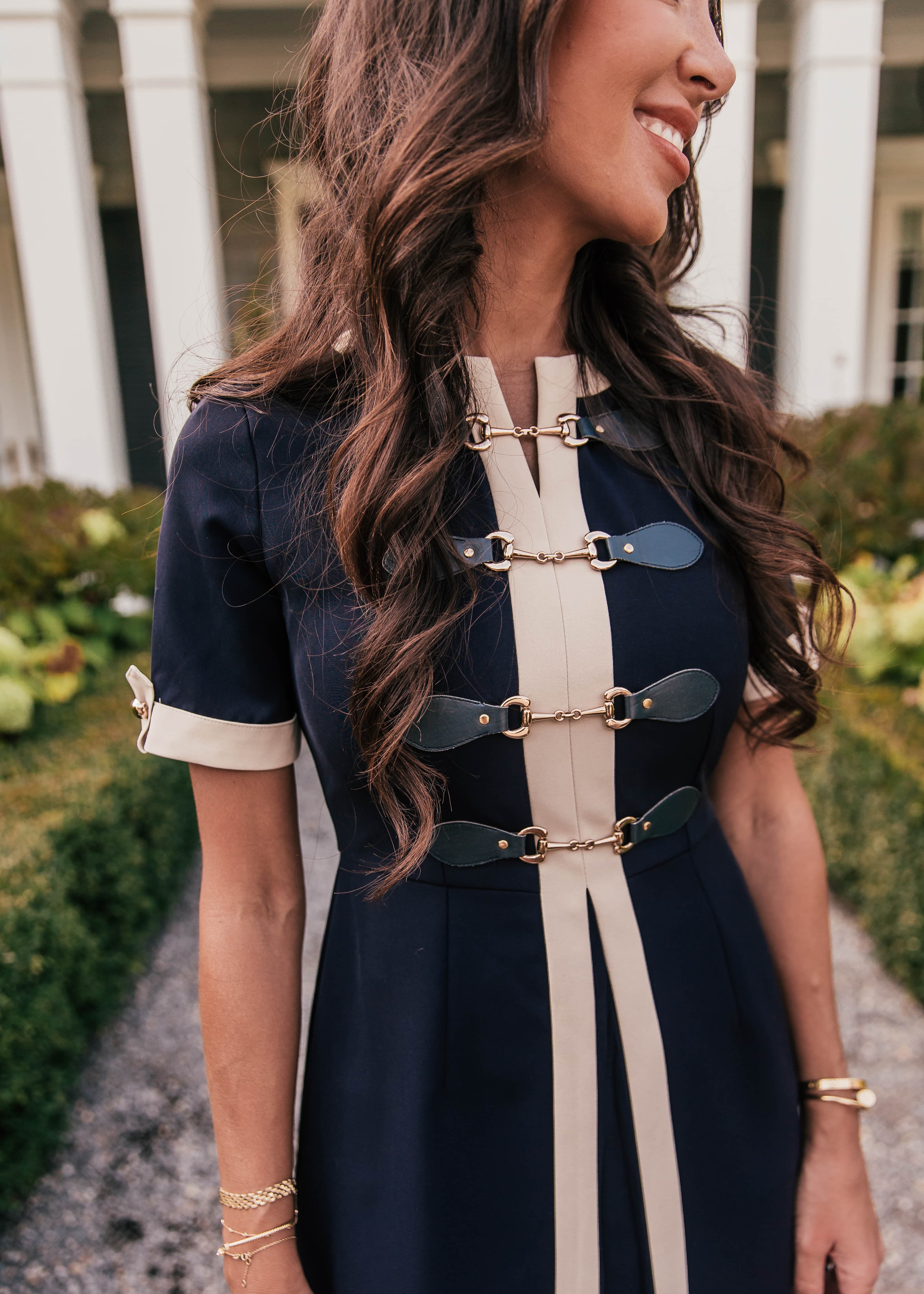 Grace Dress - Navy