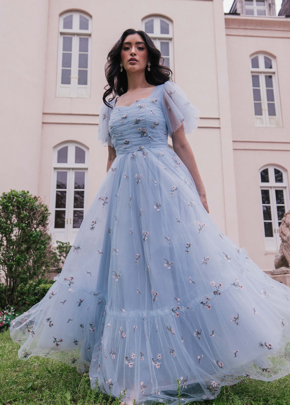 Highgrove Dress - Blue