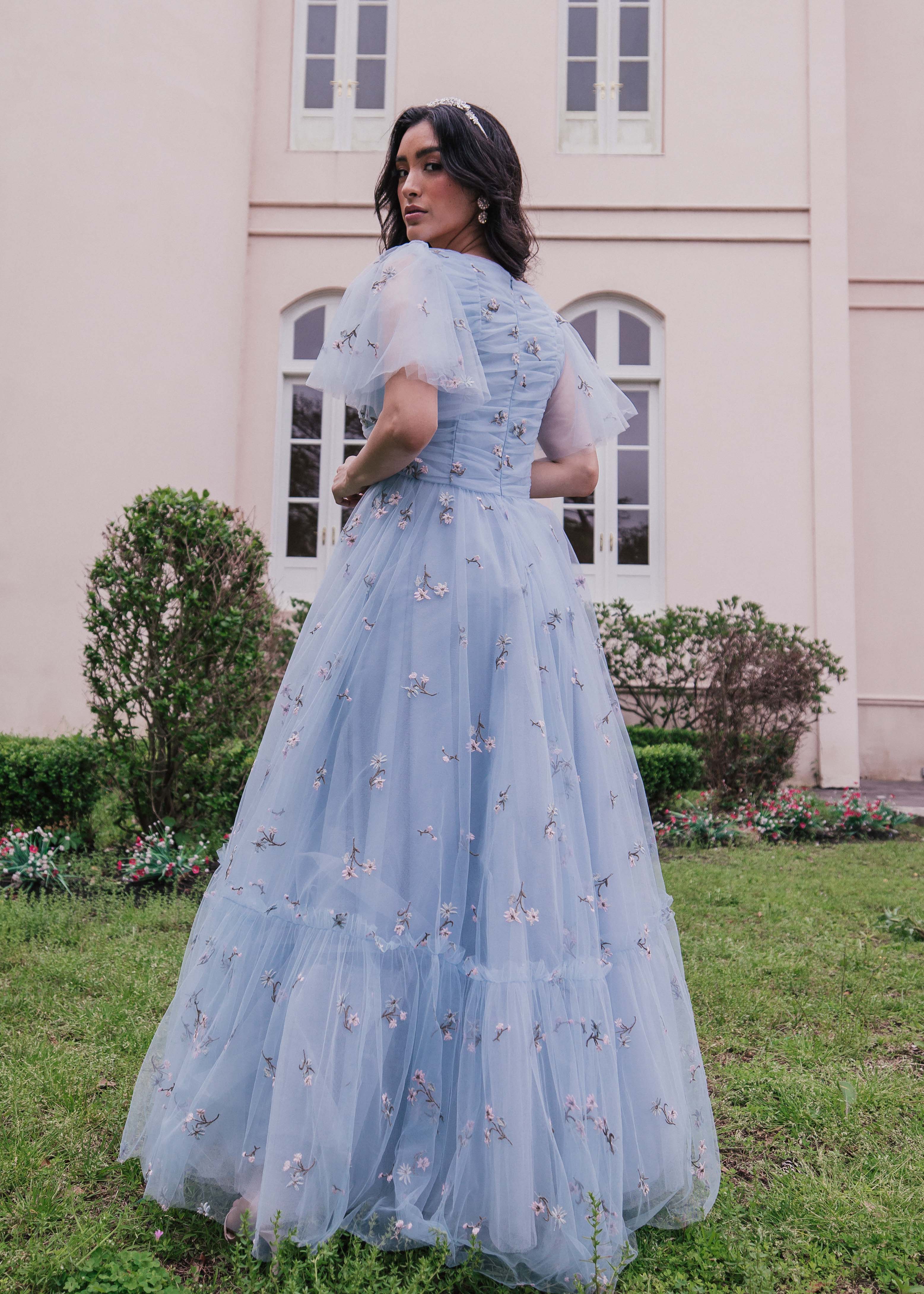 Highgrove Dress - Blue