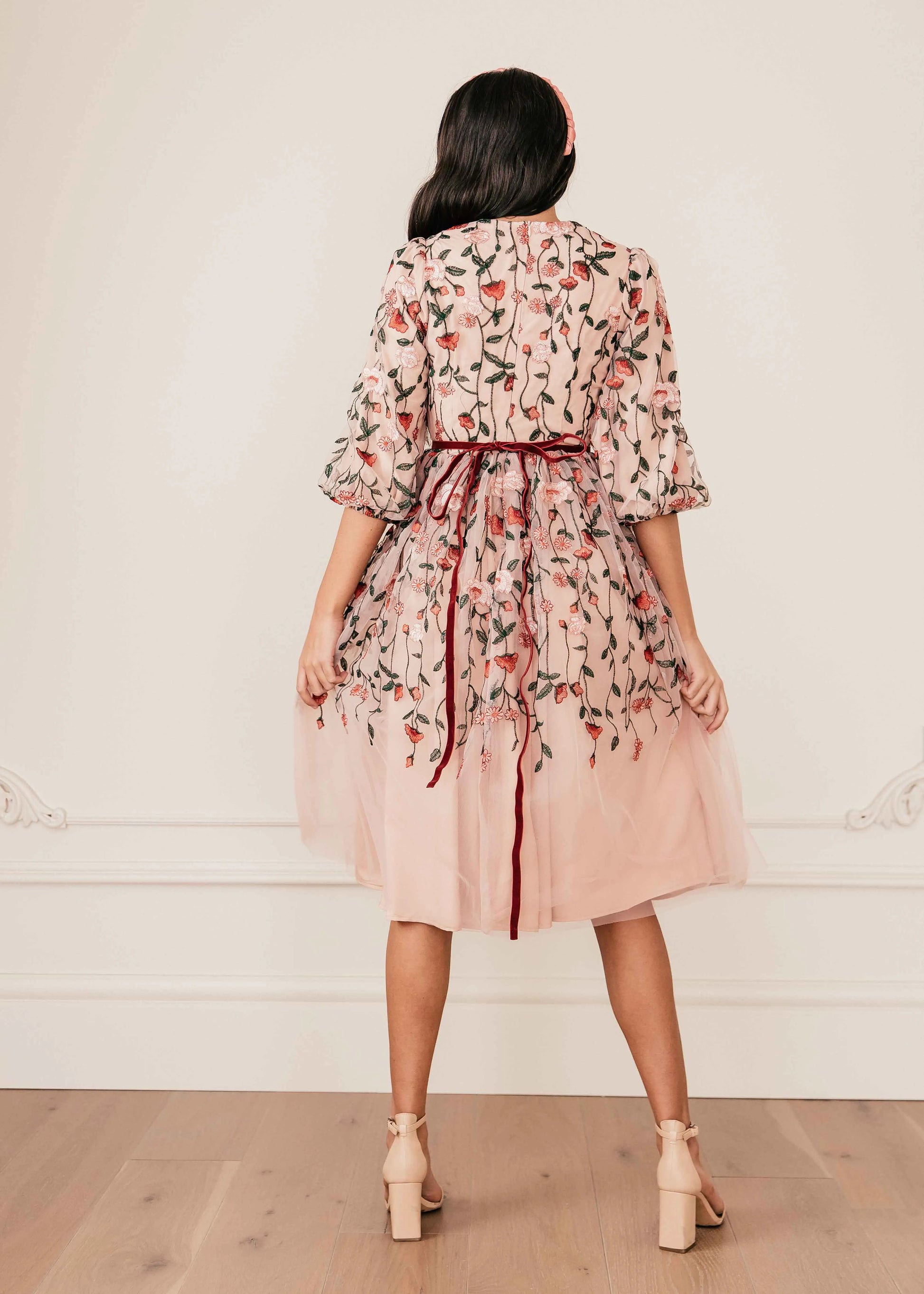 Holly Dress Dresses - JessaKae - Holly Dress - Rose / XXS