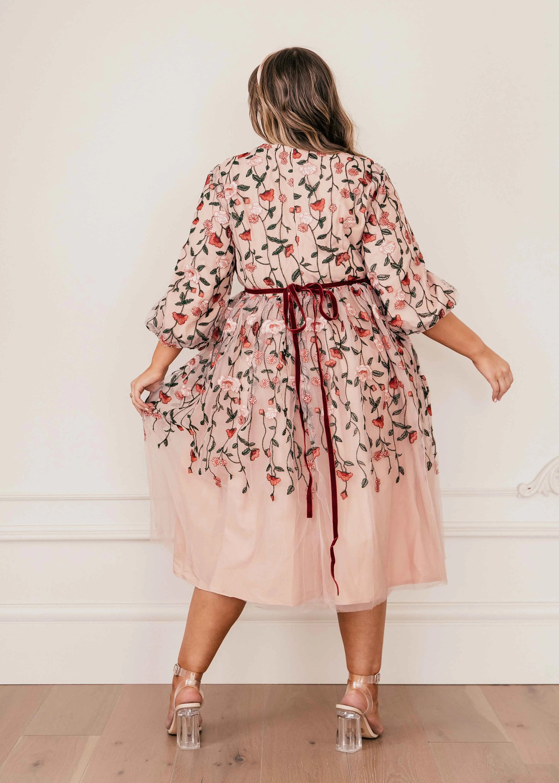 Holly Dress Dresses - JessaKae - Holly Dress - Rose / XXS