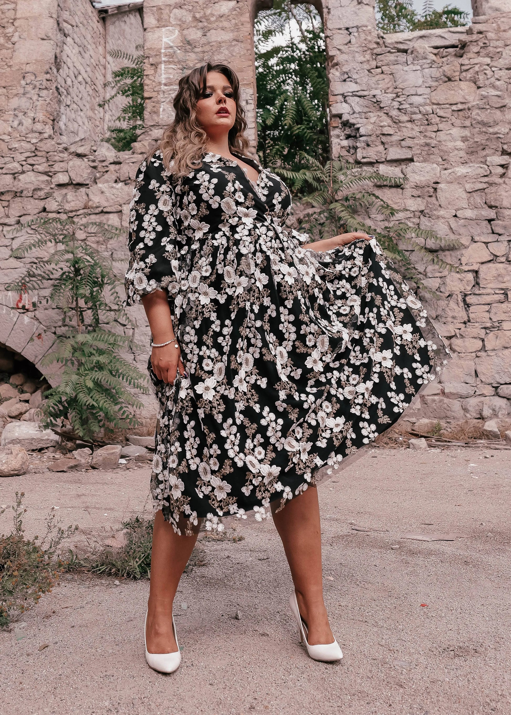 Holly Dress Dresses - JessaKae - Holly Dress - Rose / XXS