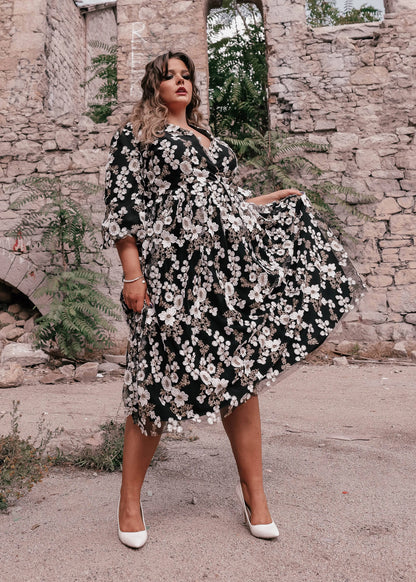 Holly Dress Dresses - JessaKae - Holly Dress - Rose / XXS