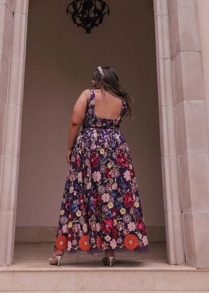 Jasmine Dress Dresses - JessaKae - Jasmine Dress - Royal Purple / XXS