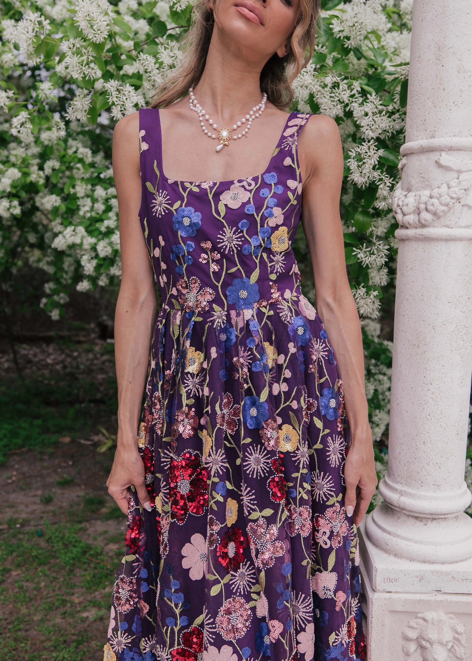 Jasmine Dress Dresses - JessaKae - Jasmine Dress - Royal Purple / XXS