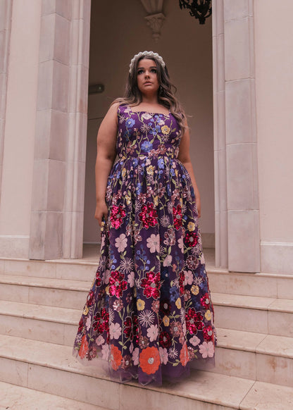 Jasmine Dress Dresses - JessaKae - Jasmine Dress - Royal Purple / XXS