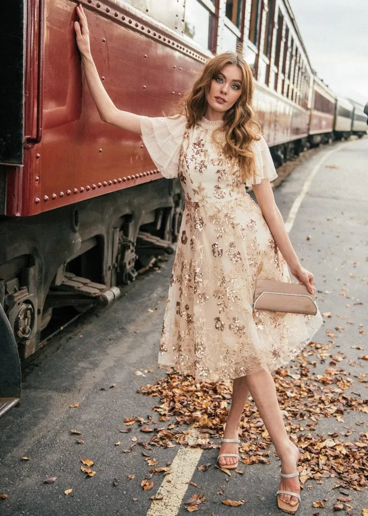 Moonlight Dress Dresses - JessaKae - Moonlight Dress - Cream / XXS