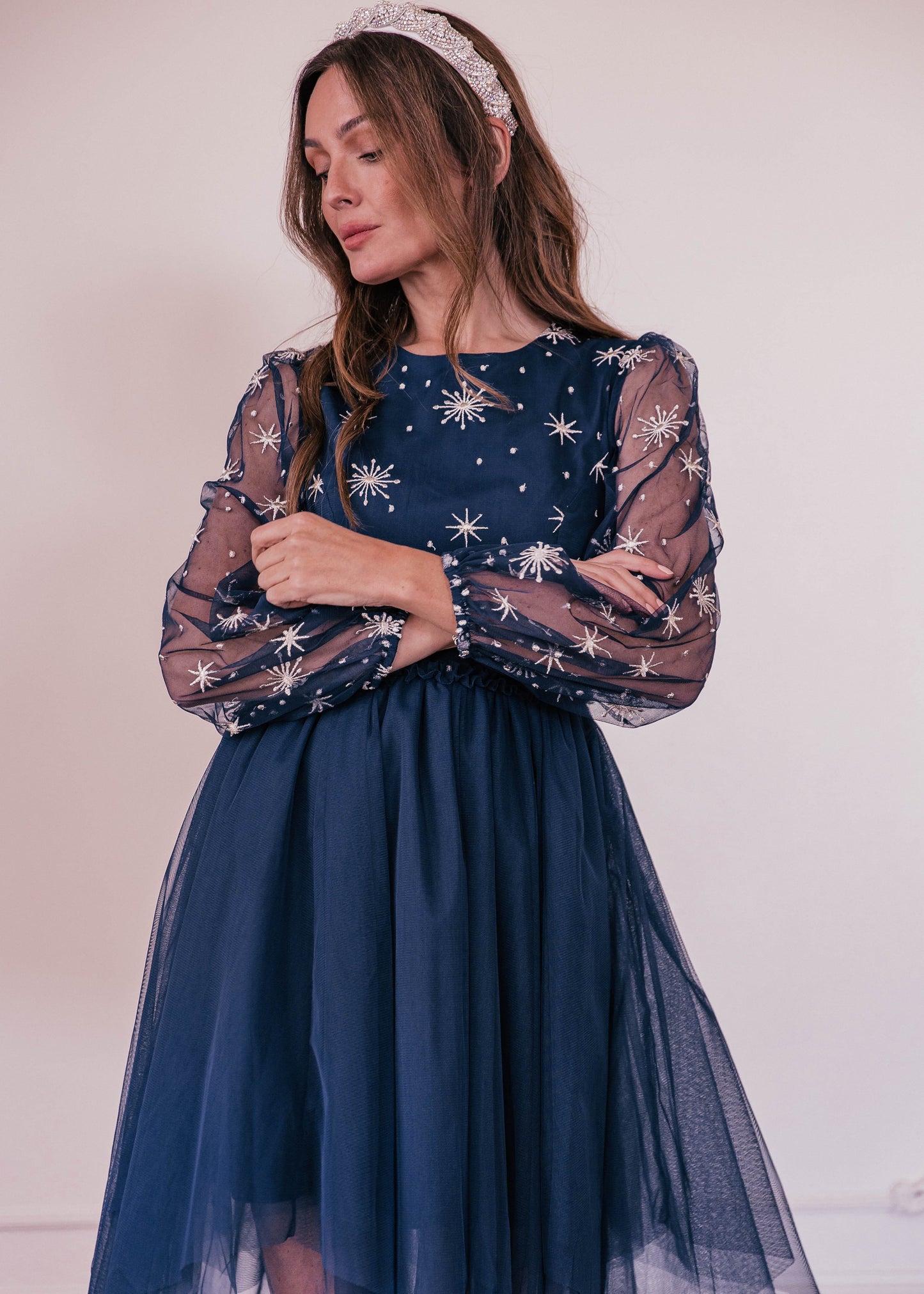 Mystic Dress Dresses - JessaKae - Mystic Dress_Navy / XL 