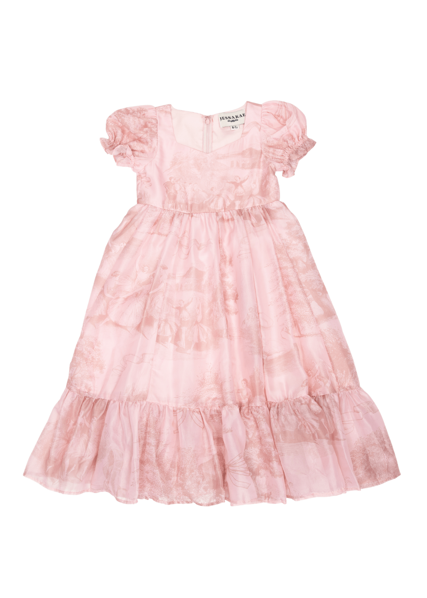 Violette Girls Dress - Pink