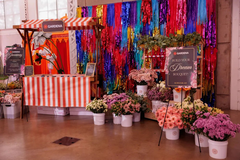 The booth we built for Gardena