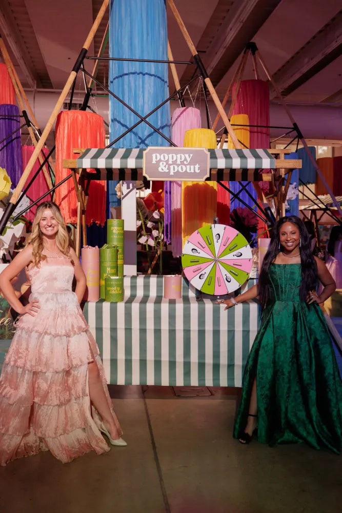 The booth we built for Poppy & Pout