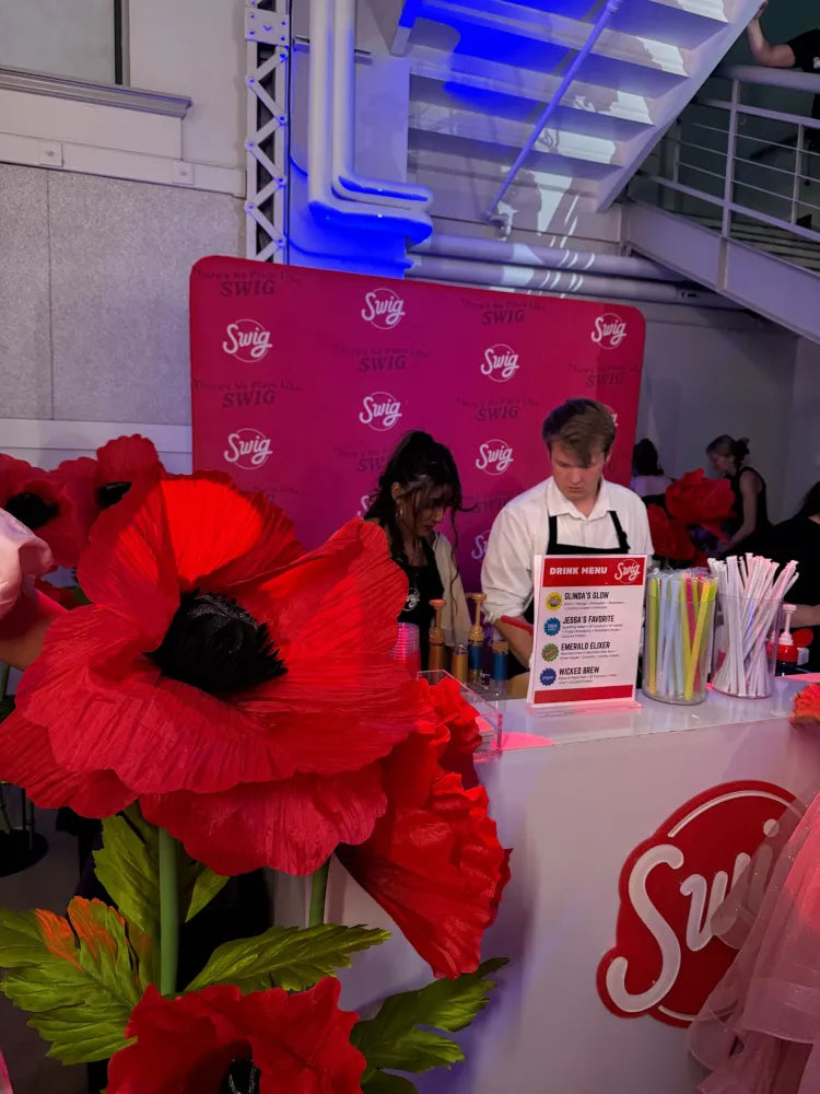 The booth we built for Swig