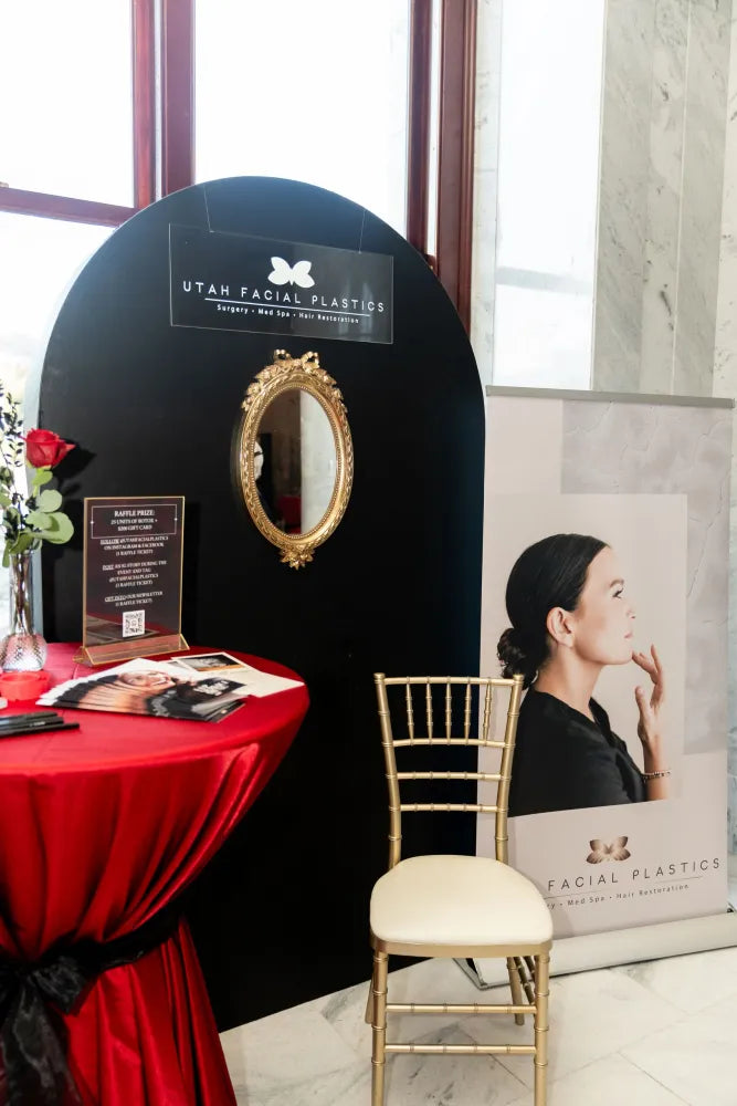 The booth we built for Utah Facial Plastics