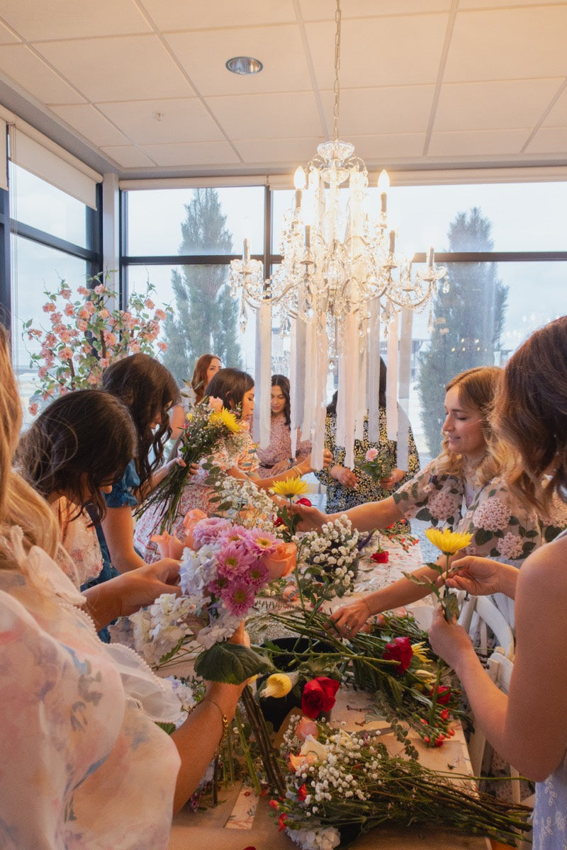 Guests at a JessaKae showroom event